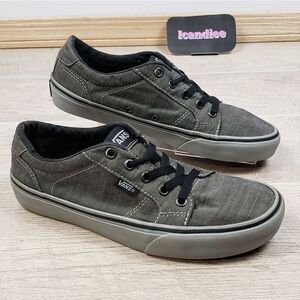 Vans Men’s 721356 Gray Canvas Athletic Shoes